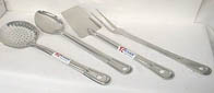 Flat handle utensils